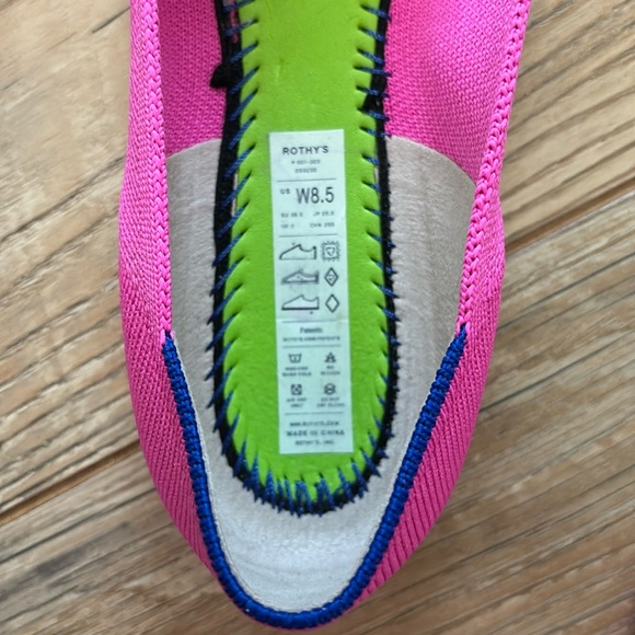 Rothy's Fuchsia Knit Flats - Picture 7 of 8